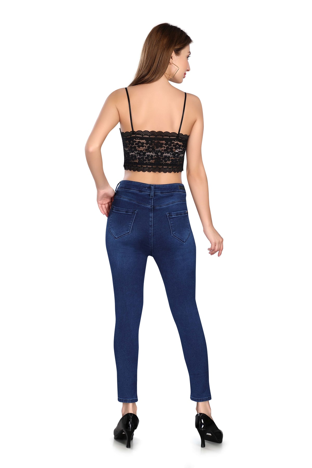 High Rise Skinny Fit - Dark Blue