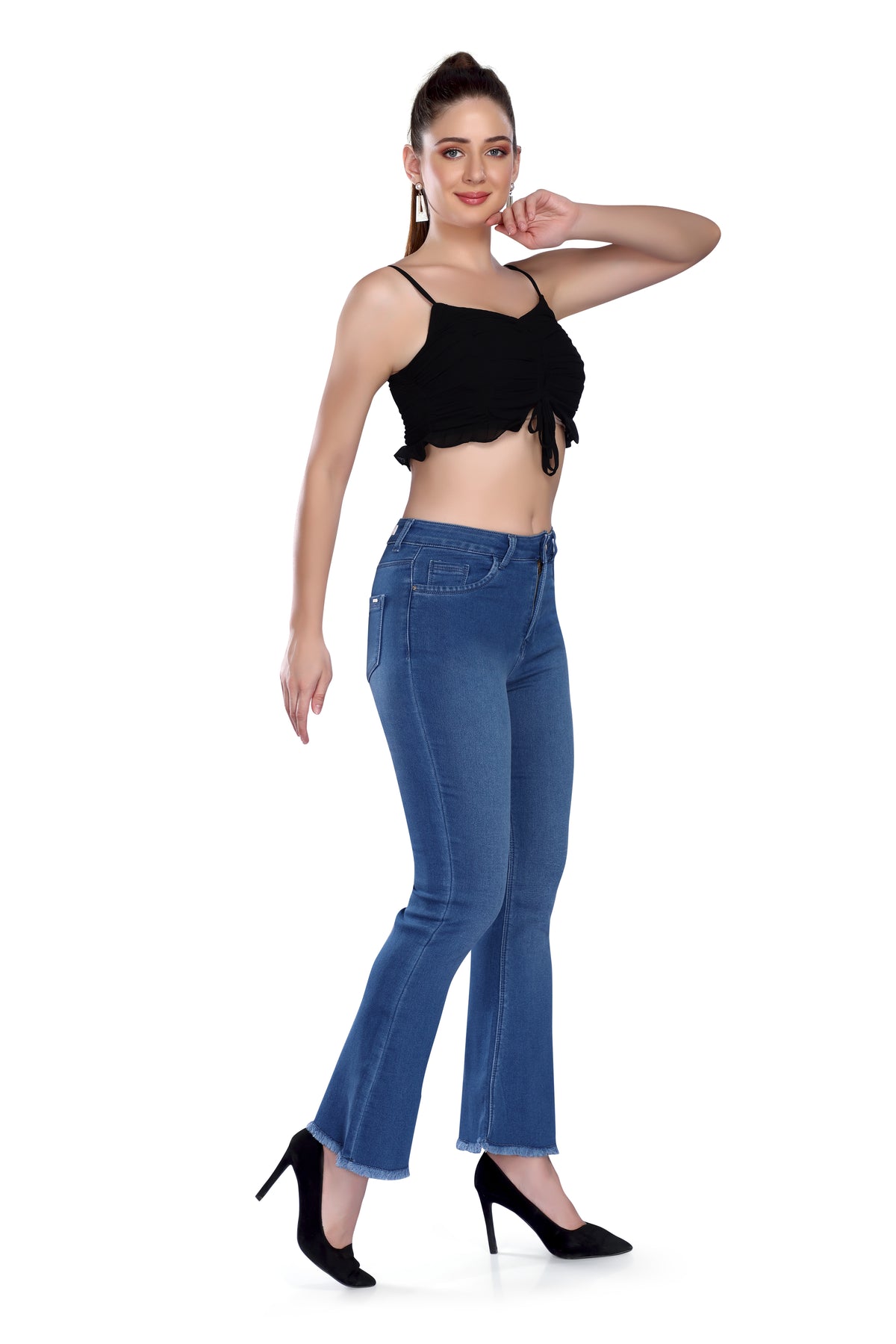 Flare Bottom - Sky Blue