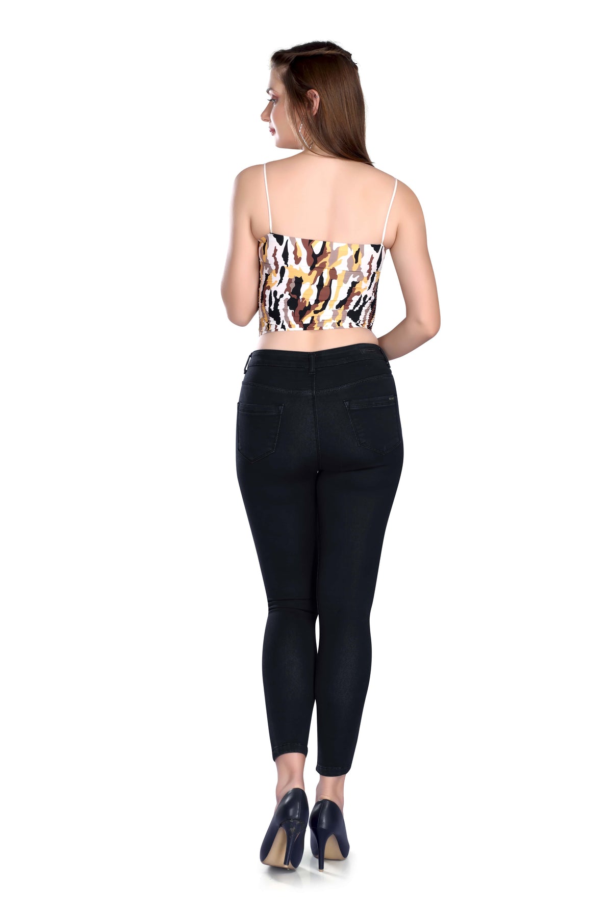 High Rise Skinny Fit - Jet Black