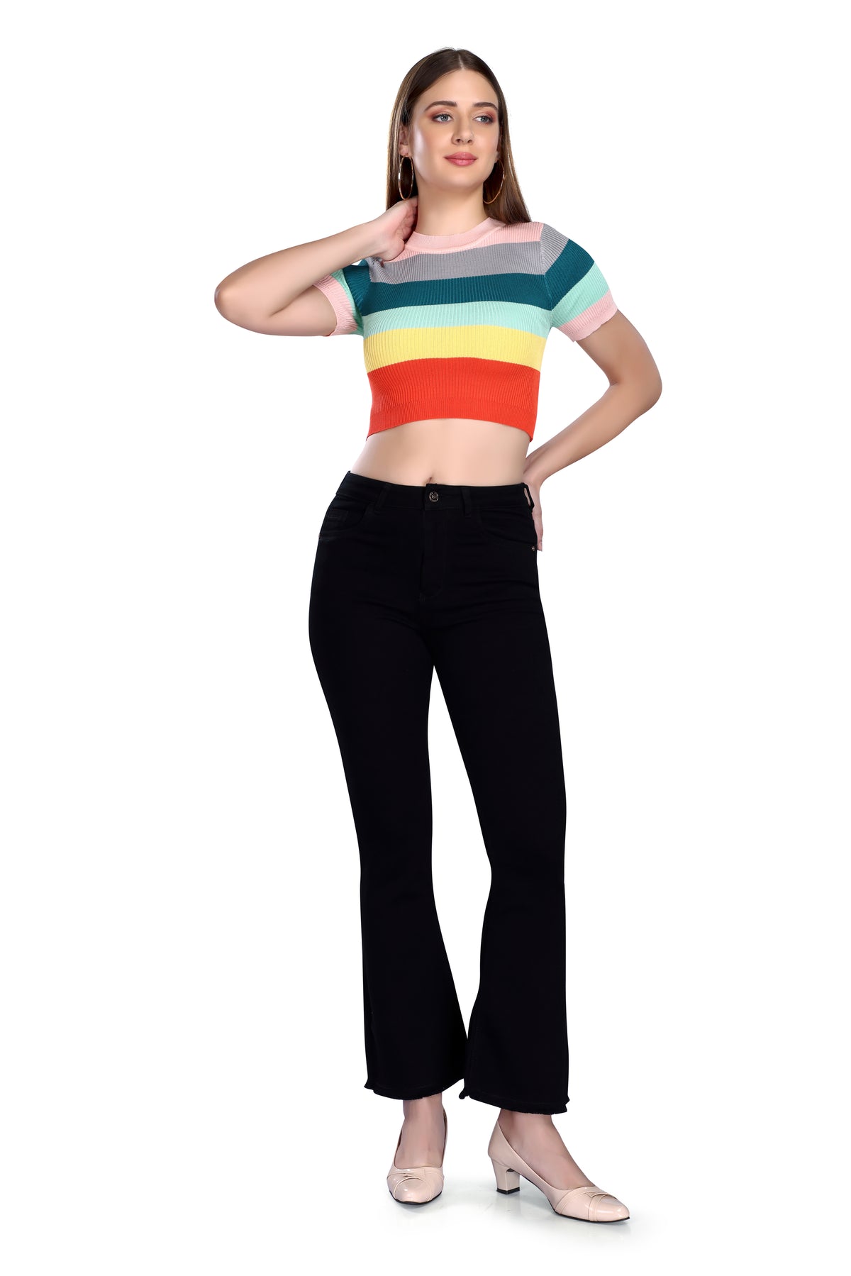 Flare Bottom - Jet Black