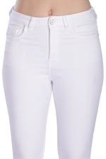 High Rise Skinny Fit - White