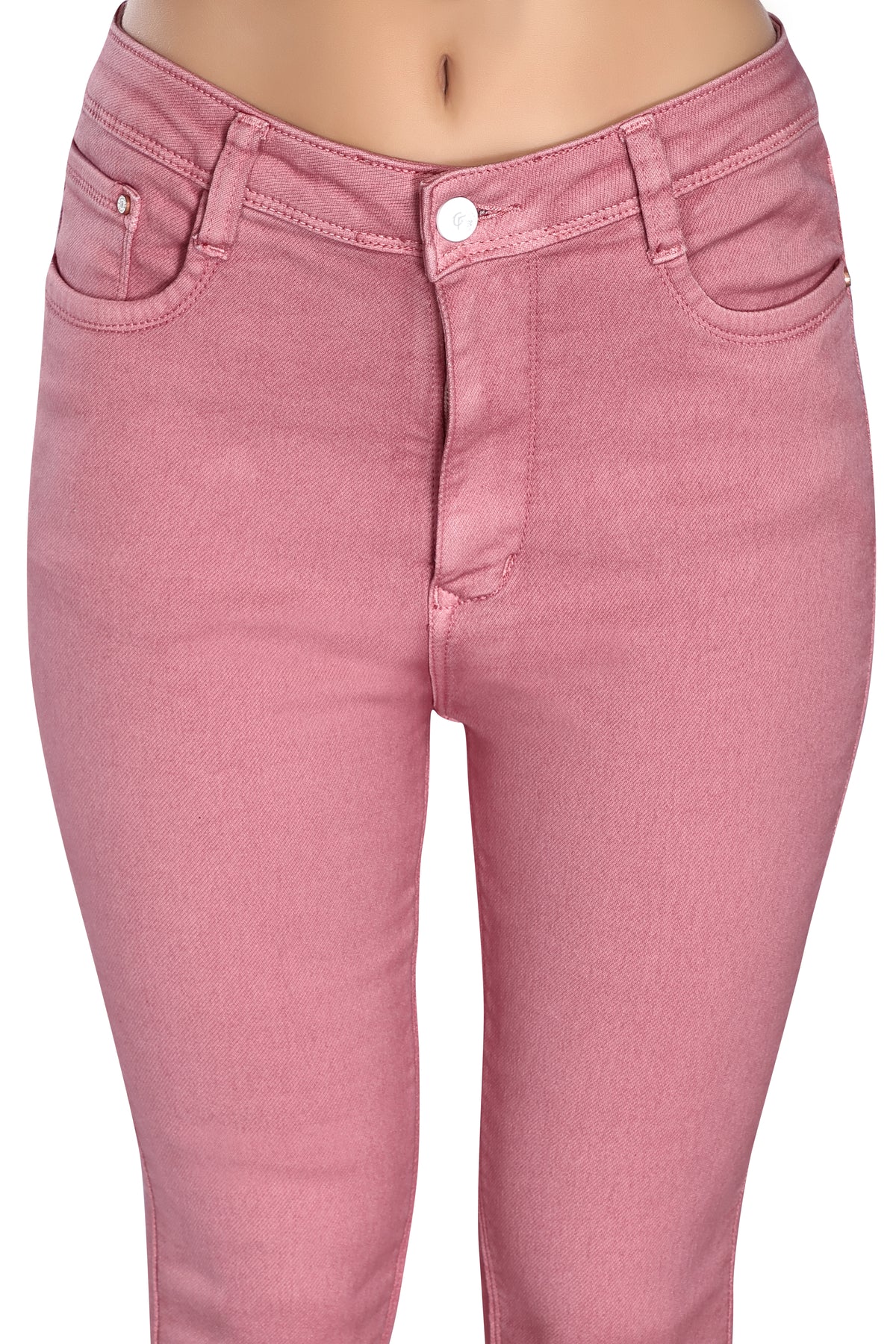 High Rise Skinny Fit - Peach