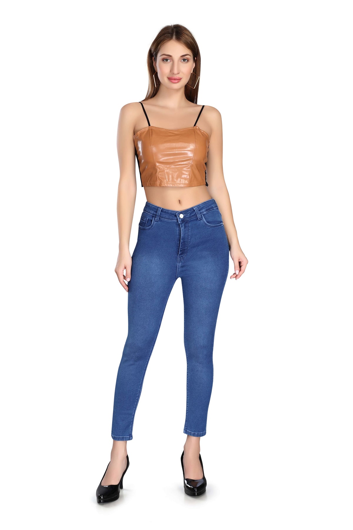 High Rise Skinny Fit - Sky Blue