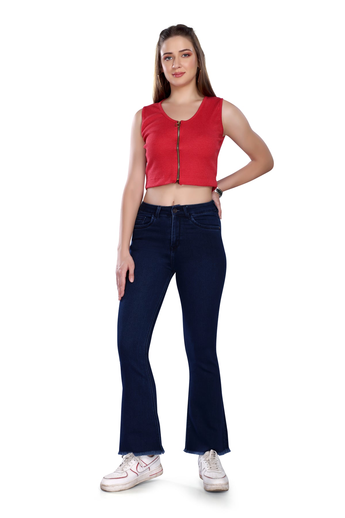 Flare Bottom - Dark Blue