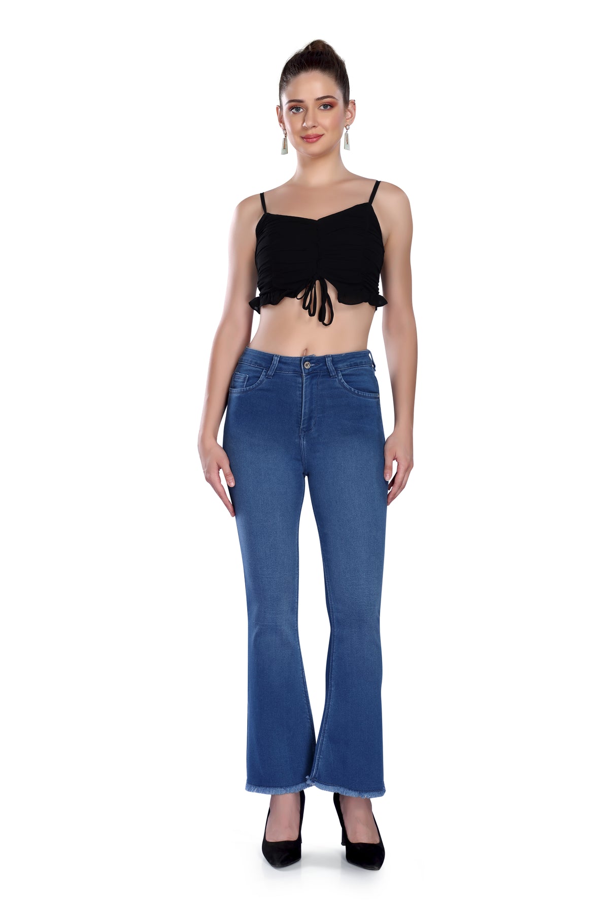 Flare Bottom - Sky Blue