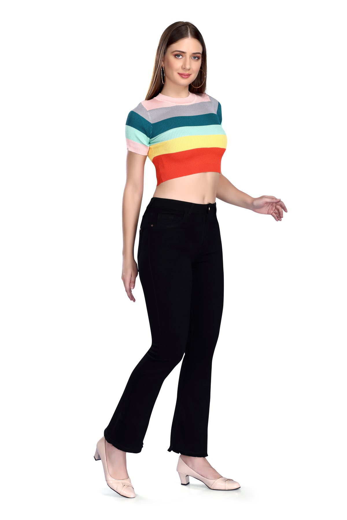 Flare Bottom - Jet Black