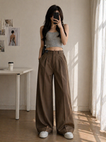 Wide Leg Korean Pants