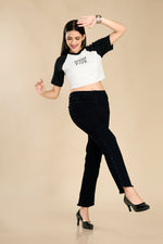 Side Shimmer - Straight Fit Denim