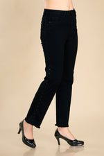 Side Shimmer - Straight Fit Denim
