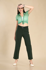 High Rise Wide leg Relax Fit Jeggings