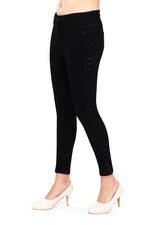 Side Shimmers High Rise Jeans