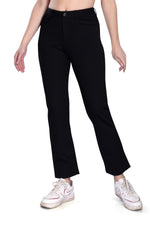 Stretchable Formal Trousers - Straight Fit