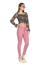 High Rise Skinny Fit - Peach