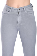 High Rise Skinny Fit - Light Grey