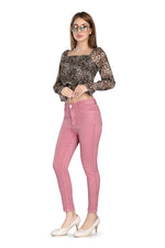 High Rise Skinny Fit - Peach