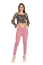 High Rise Skinny Fit - Peach