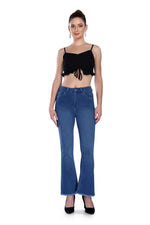 Flare Bottom - Sky Blue