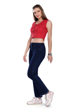 Flare Bottom - Dark Blue