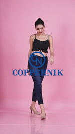 Side Shimmers High Rise Jeans